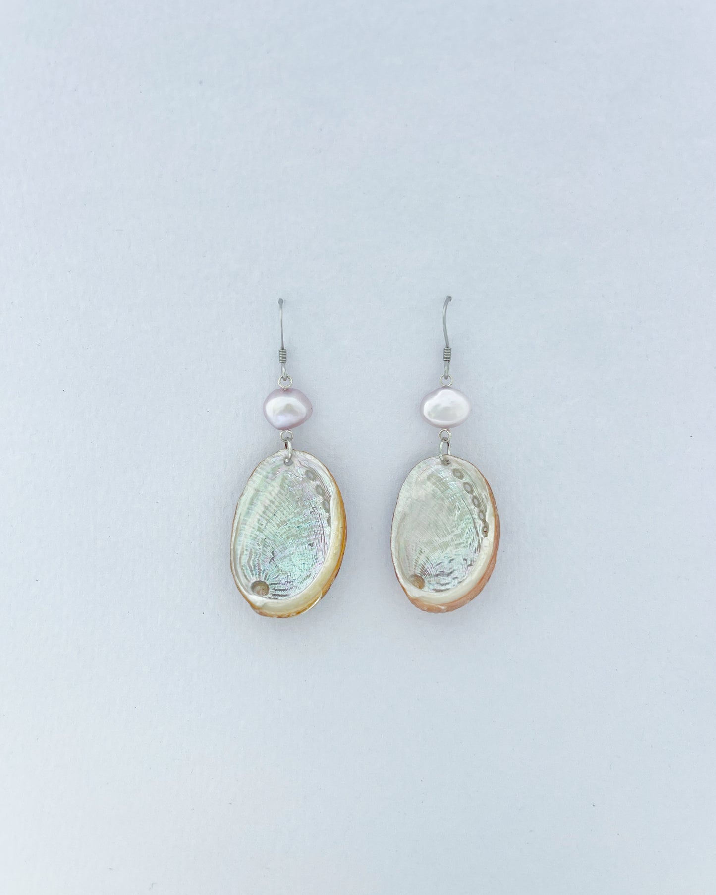 Paua & Pearls Earrings